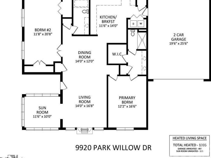9920 Park Willow Drive, Charlotte, NC 28210.  MLS# CAR4414642, YatesRealty ID 45945. 