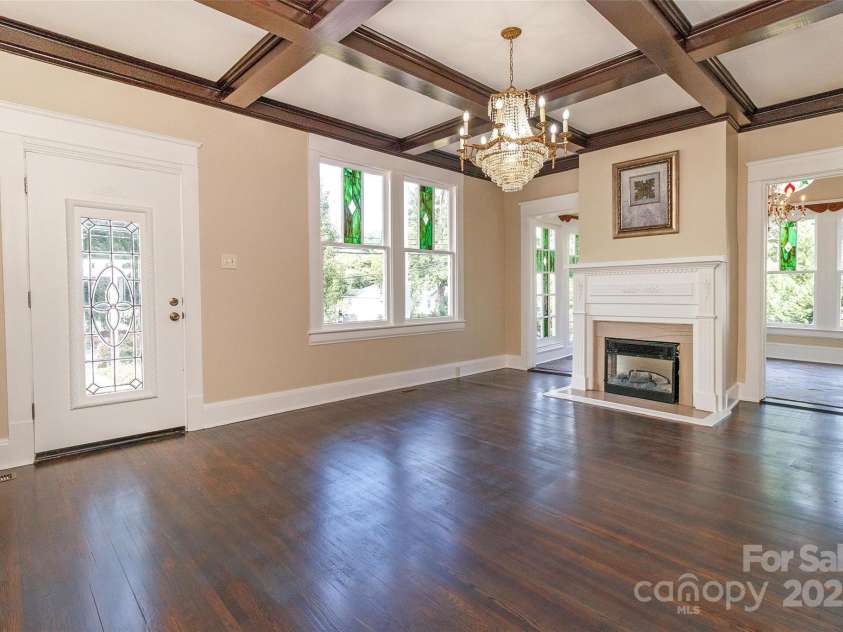 903 Franklin Street, Monroe, NC 28112.  MLS# CAR4290164, YatesRealty ID 45947. Gorgeous coffered ceilings