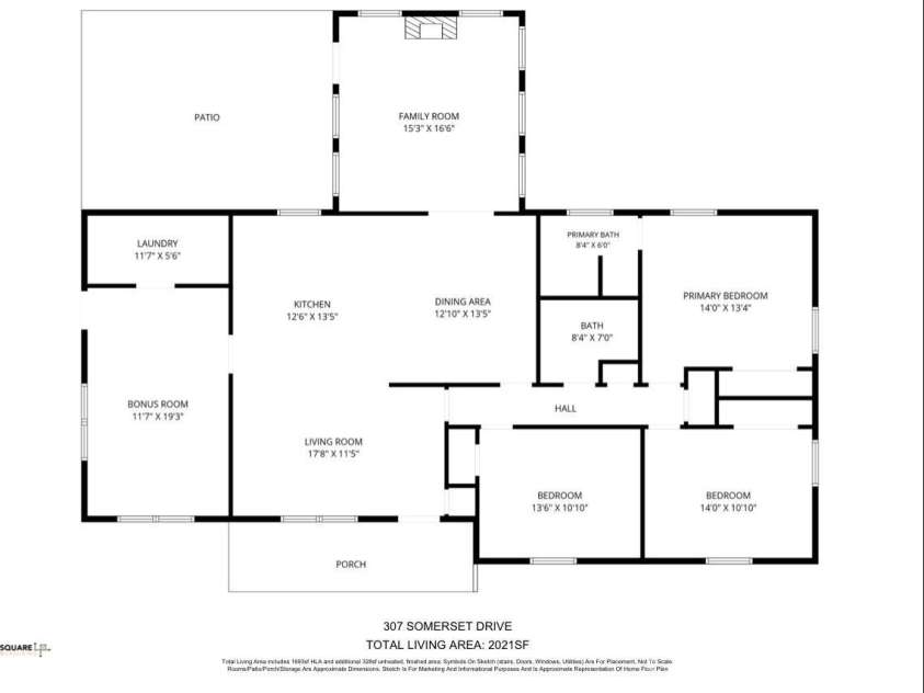 307 Somerset Drive, Kings Mountain, NC 28086.  MLS# CAR4406255, YatesRealty ID 45960. 