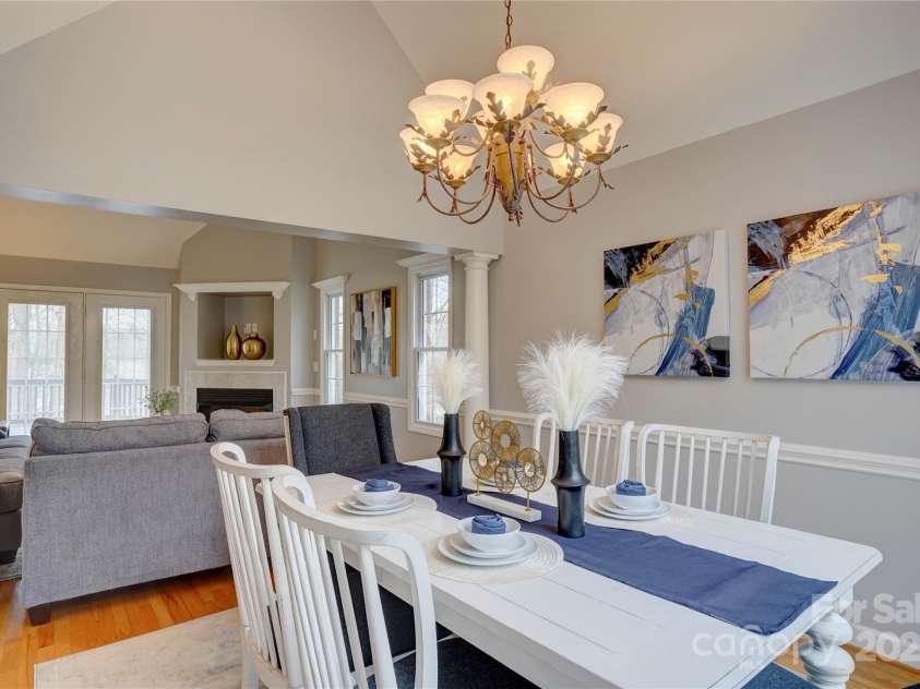 5306 Club View Drive, Concord, NC 28025.  MLS# CAR4332887, YatesRealty ID 4599. Dining Room