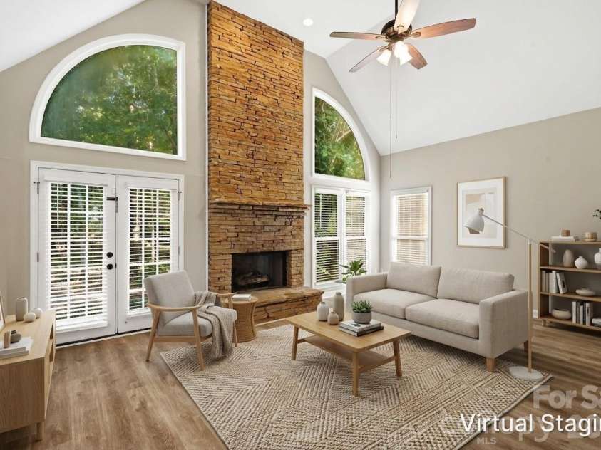 1321 Hillshire Meadow Drive, Matthews, NC 28105.  MLS# CAR4415278, YatesRealty ID 45991. Virtually Staged