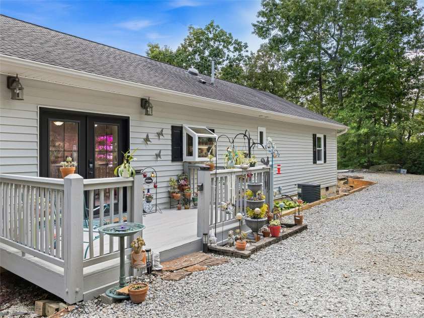 524 Lookout Drive, Pisgah Forest, NC 28768.  MLS# CAR4416154, YatesRealty ID 45993. Back Door