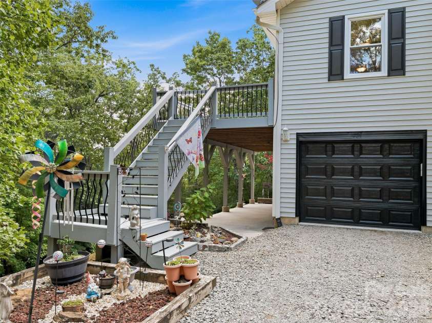 524 Lookout Drive, Pisgah Forest, NC 28768.  MLS# CAR4416154, YatesRealty ID 45993. Fresh Paint on Decks and Doors