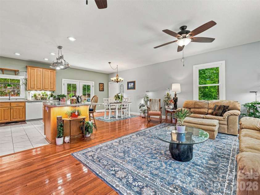 524 Lookout Drive, Pisgah Forest, NC 28768.  MLS# CAR4416154, YatesRealty ID 45993. Open Concept