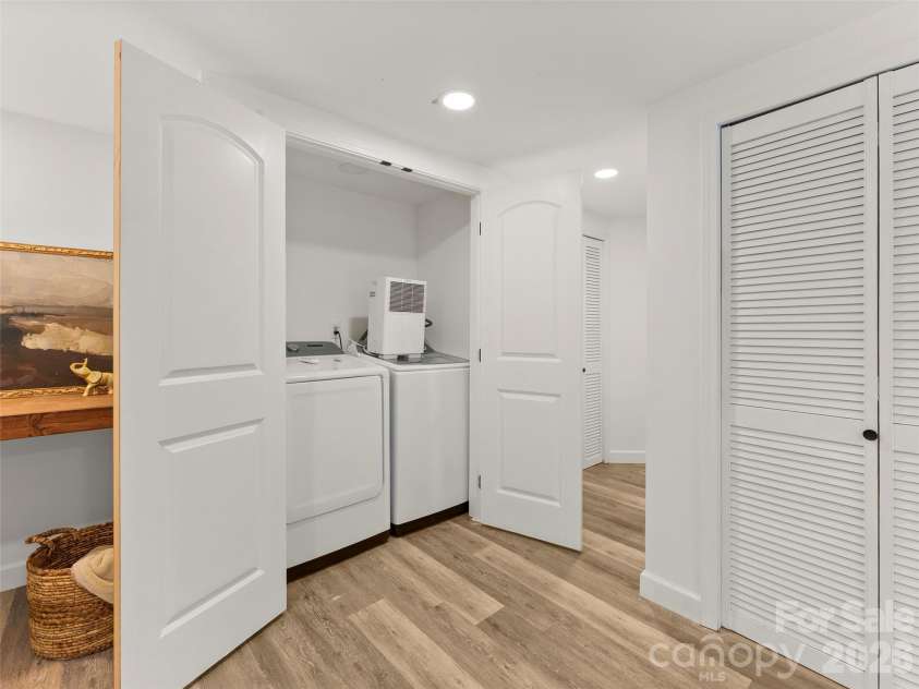 28 Marne Road, Asheville, NC 28803.  MLS# CAR4417018, YatesRealty ID 46009. Laundry Closet