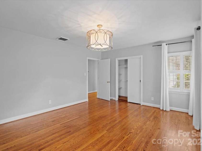 1626 Wendover Road, Charlotte, NC 28211.  MLS# CAR4155569, YatesRealty ID 4601. 2nd view of bedroom 2 with a nice side closest.