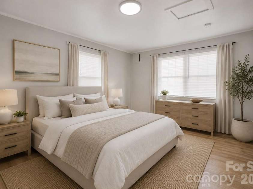 1909 Marshall Avenue, Gastonia, NC 28052.  MLS# CAR4416194, YatesRealty ID 46010. Front bedroom - virtually staged