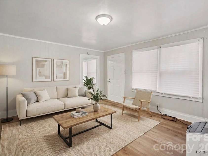 1909 Marshall Avenue, Gastonia, NC 28052.  MLS# CAR4416194, YatesRealty ID 46010. Living Room-virtually staged