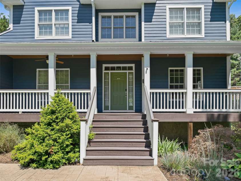 5 Amelia Court, Arden, NC 28704.  MLS# CAR4416847, YatesRealty ID 46025. Large Front Porch