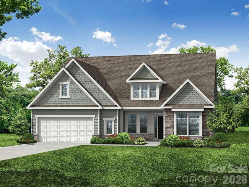 4458 Blue Mound Court, Stanley, NC 28164.  MLS# CAR4417042, YatesRealty ID 46027. Homesite 96 features an Edgefield E Floorplan