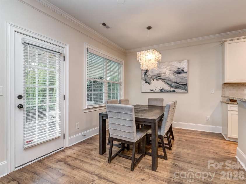 2844 Georgia Avenue, Charlotte, NC 28205.  MLS# CAR4413225, YatesRealty ID 46039. Dining room table