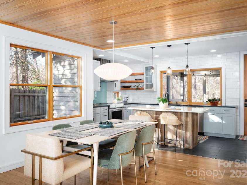 122 and 124 Shelburne Road, Asheville, NC 28806.  MLS# CAR4232938, YatesRealty ID 4604. Open and Airy Floor Plan