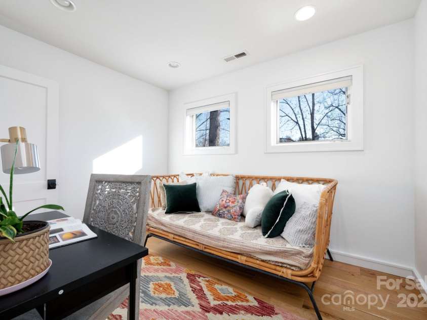 122 and 124 Shelburne Road, Asheville, NC 28806.  MLS# CAR4232938, YatesRealty ID 4604. Walk-Through Office/Sitting Room