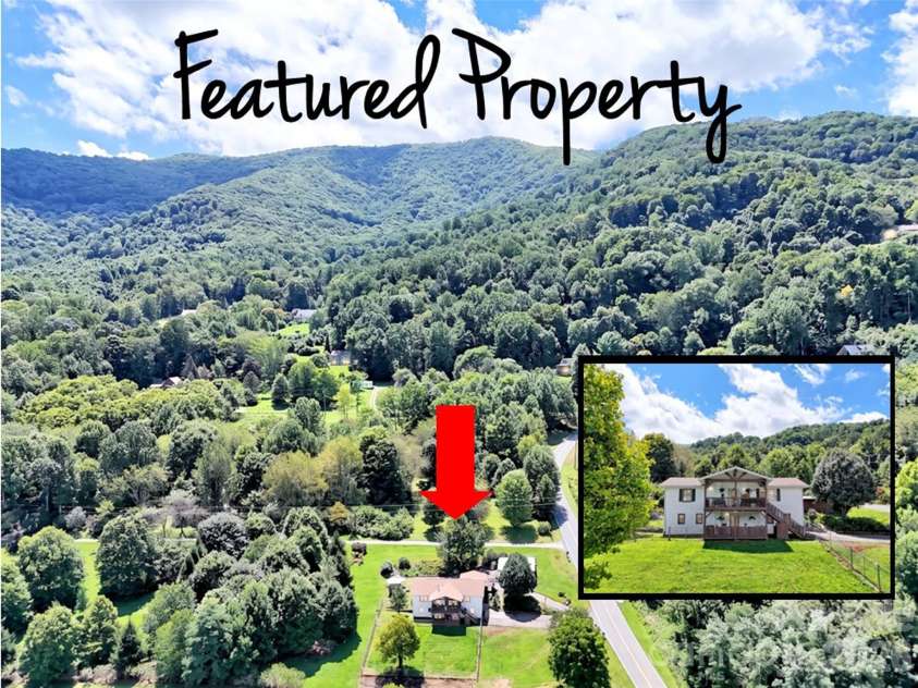 555 Acres View Drive, Waynesville, NC 28786.  MLS# CAR4417073, YatesRealty ID 46045. 