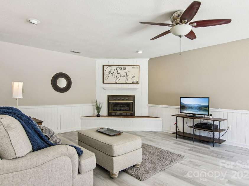 11 Haven Crest Lane, Fletcher, NC 28732.  MLS# CAR4239204, YatesRealty ID 4605. Downstairs Den
