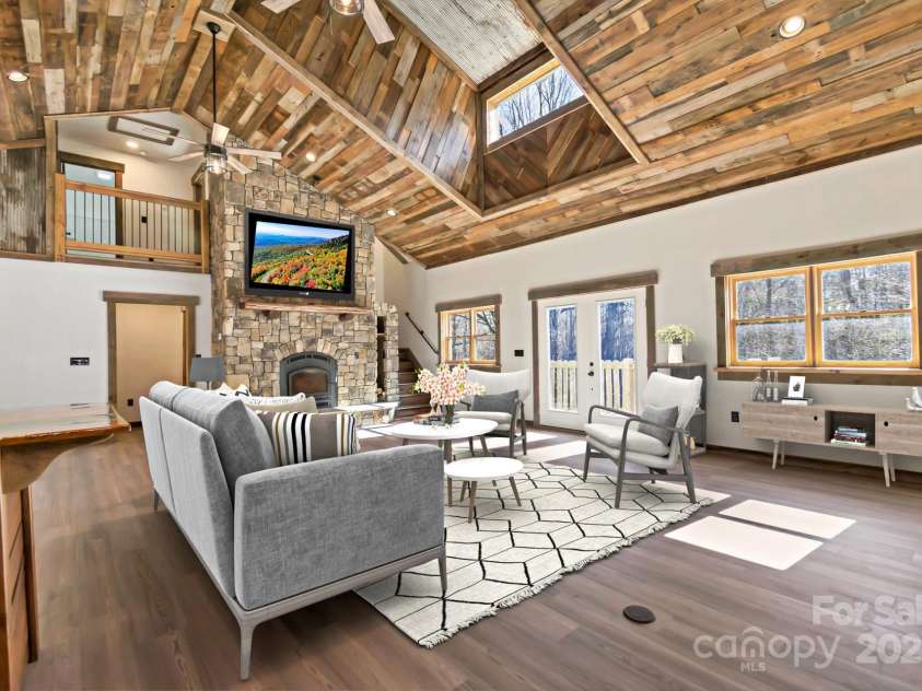 486 Hunter-Lysik Way, Laurel Springs, NC 28644.  MLS# CAR4325096, YatesRealty ID 4607. Virtually Staged