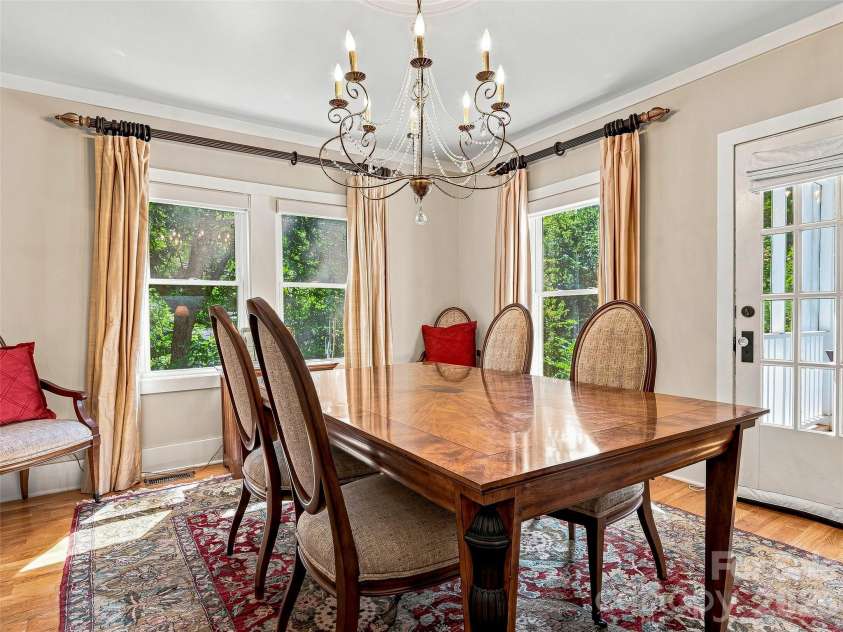 53 Lyncourt Drive, Tryon, NC 28782.  MLS# CAR4417134, YatesRealty ID 46084. Dining Room