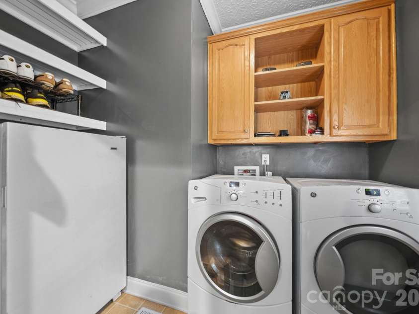 411 Alpine Street, Kannapolis, NC 28081.  MLS# CAR4415807, YatesRealty ID 46086. Laundry Room