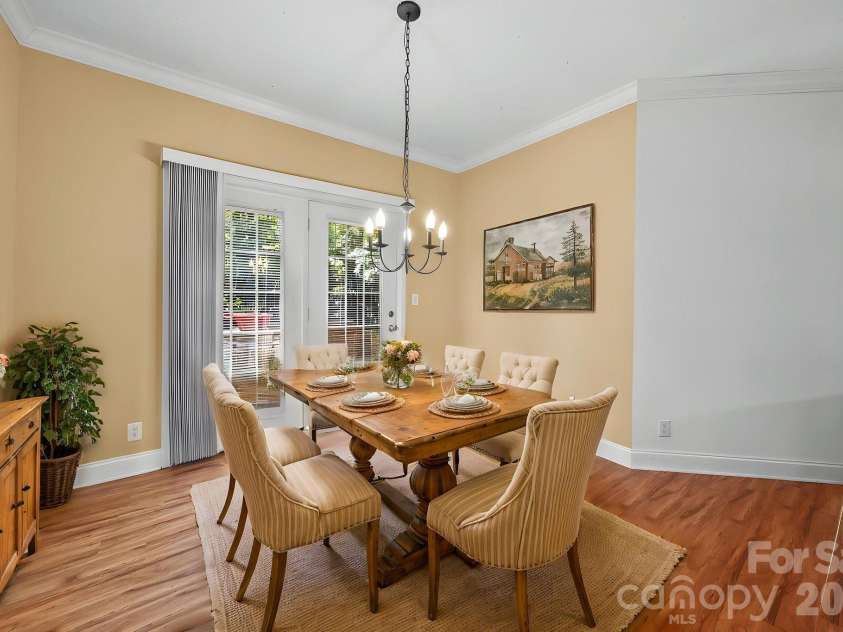 411 Alpine Street, Kannapolis, NC 28081.  MLS# CAR4415807, YatesRealty ID 46086. Virtual staging Dining Room