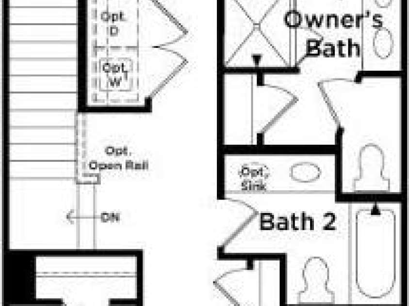 7721 Ethora Way, Charlotte, NC 28216.  MLS# CAR4326134, YatesRealty ID 4609. Floor Plan- 2nd Floor