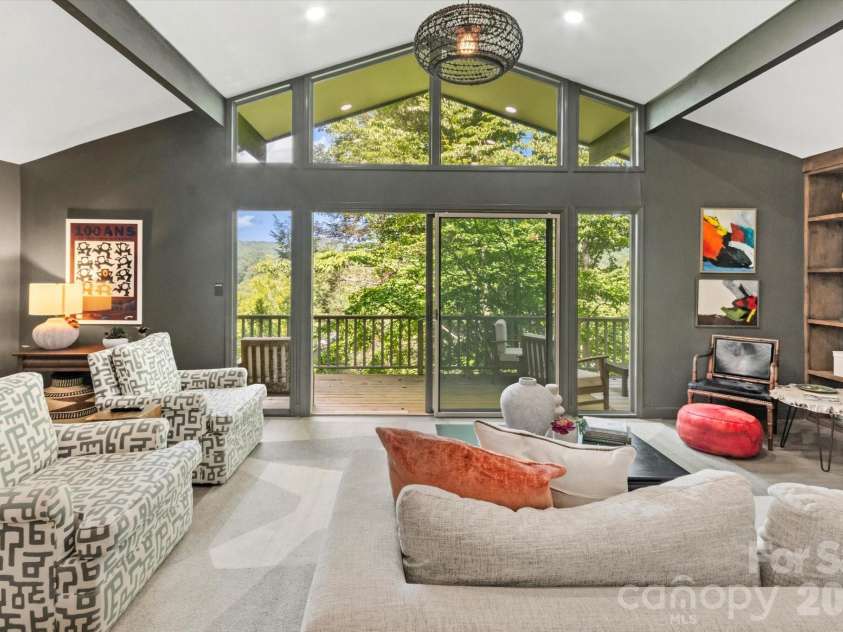 651 Glen Cannon Drive, Pisgah Forest, NC 28768.  MLS# CAR4414802, YatesRealty ID 46098. Gracious, relaxed living