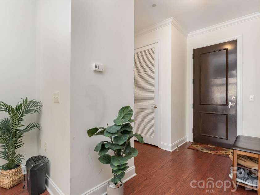 230 Tryon Street, Charlotte, NC 28202.  MLS# CAR4321048, YatesRealty ID 4611. Entryway of the Condominium