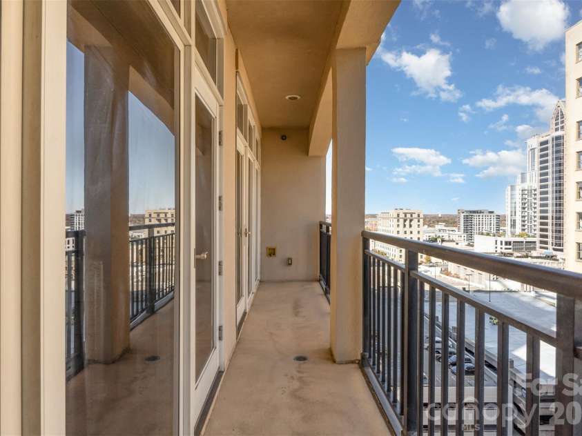 230 Tryon Street, Charlotte, NC 28202.  MLS# CAR4321048, YatesRealty ID 4611. View of Balcony