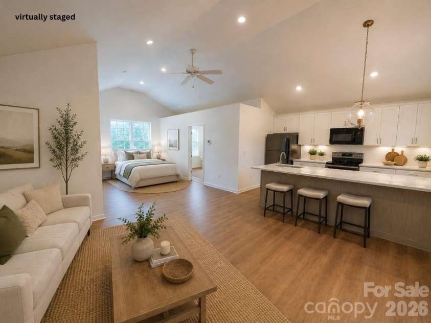 4904 Willow Pond Road, Clover, SC 29710.  MLS# CAR4412083, YatesRealty ID 46114. Virtually staged above the garage apartment