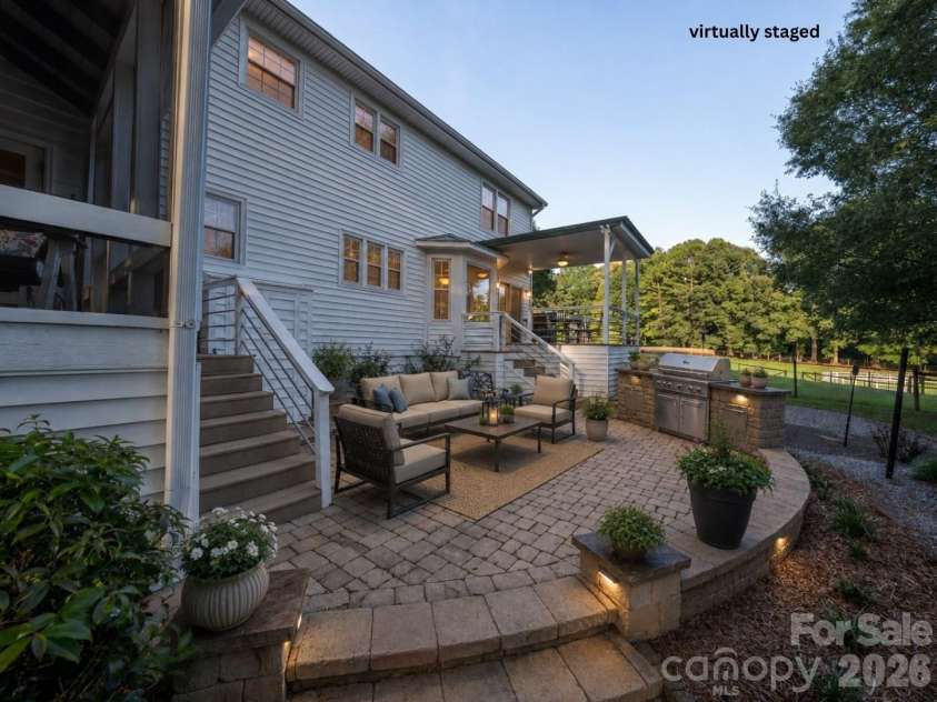 4904 Willow Pond Road, Clover, SC 29710.  MLS# CAR4412083, YatesRealty ID 46114. Virtually staged patio