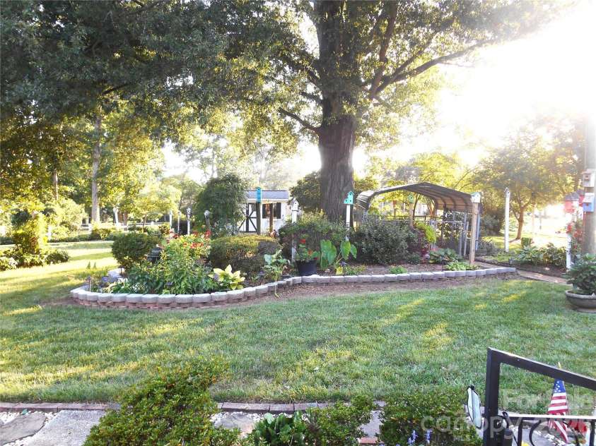 830 Salem Church Road, Lincolnton, NC 28092.  MLS# CAR4416779, YatesRealty ID 46118. Backyard View from Patio
