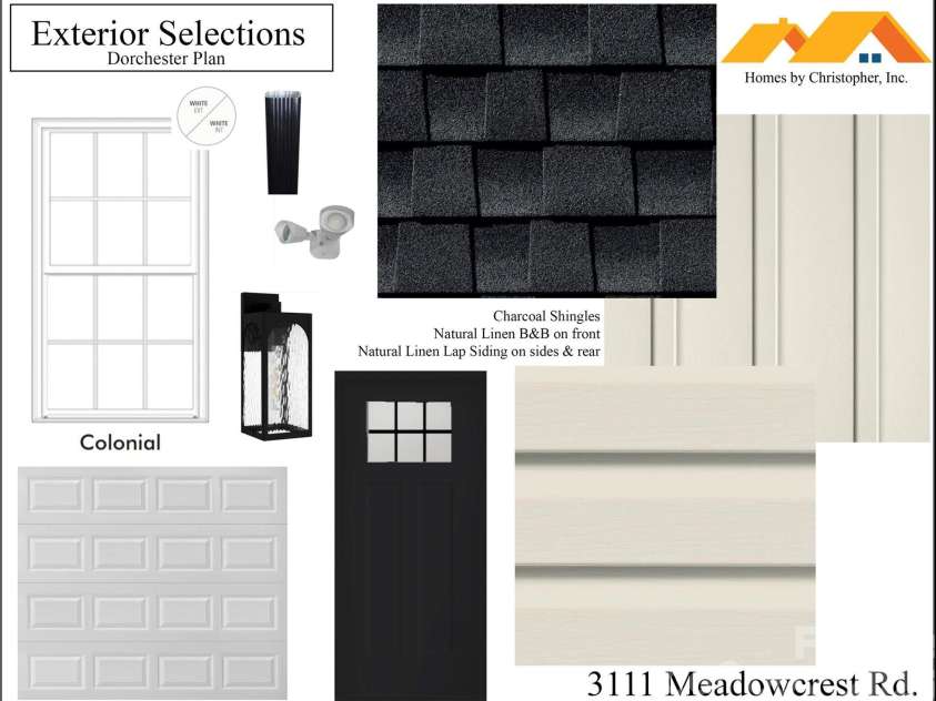 3111 Meadowcrest Drive, Clover, SC 29710.  MLS# CAR4415987, YatesRealty ID 46119. Exterior Selections