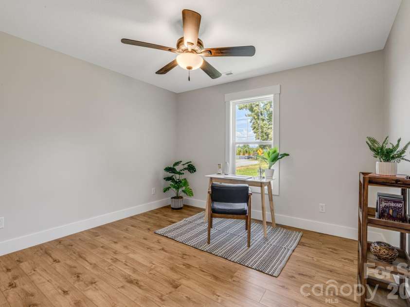 735 Jupiter Road, Weaverville, NC 28787.  MLS# CAR4410914, YatesRealty ID 46131. Bedroom #2 (shown as office)