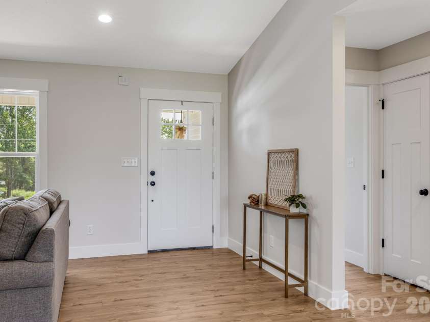 735 Jupiter Road, Weaverville, NC 28787.  MLS# CAR4410914, YatesRealty ID 46131. Front entryway