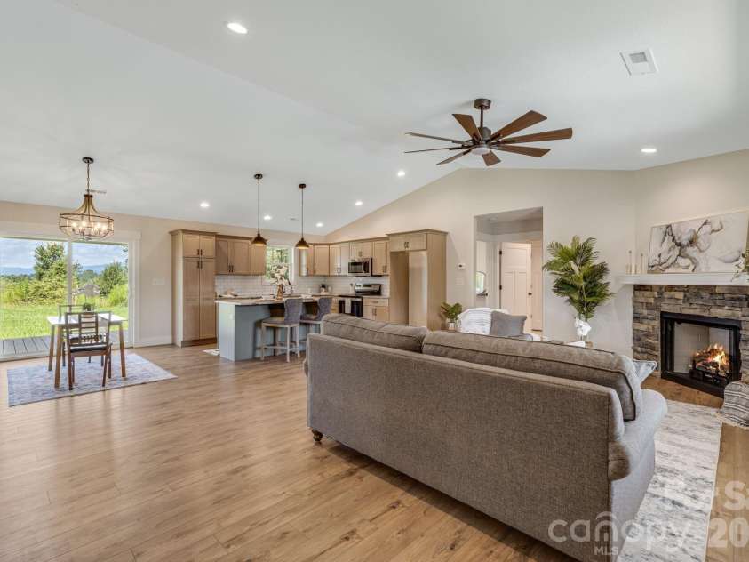 735 Jupiter Road, Weaverville, NC 28787.  MLS# CAR4410914, YatesRealty ID 46131. Open Concept Floorplan