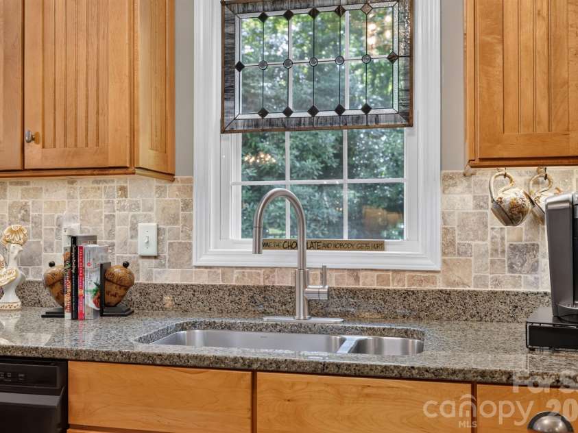 130 Cherokee Circle, Lake Toxaway, NC 28747.  MLS# CAR4415976, YatesRealty ID 46134. Nice view out kitchen window.