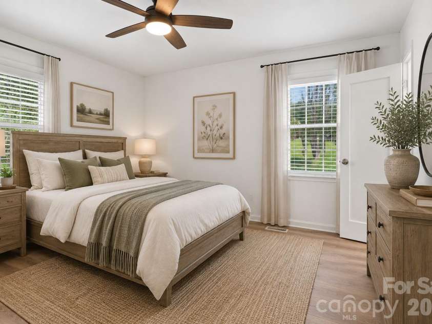 203 Magnolia Avenue, Great Falls, SC 29055.  MLS# CAR4411500, YatesRealty ID 46143. Bedroom 2 Virtually Staged