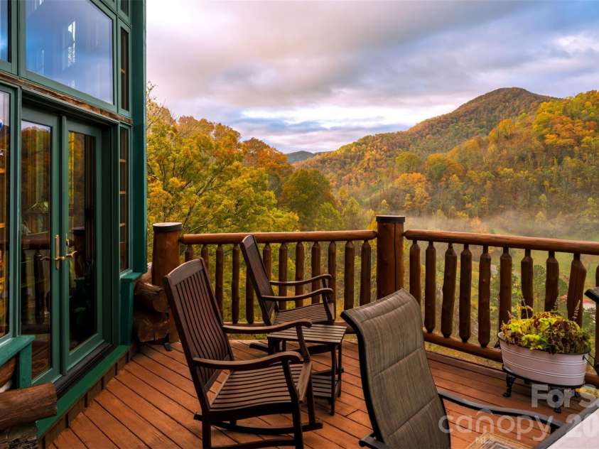 135 Potato Branch Road, Leicester, NC 28748.  MLS# CAR4415427, YatesRealty ID 46150. The View