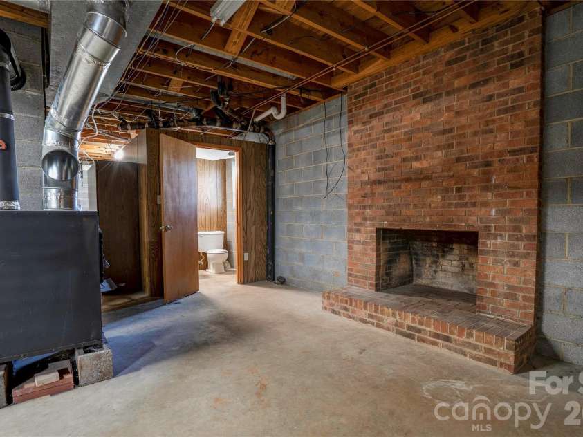1803 David Drive, Shelby, NC 28150.  MLS# CAR4356185, YatesRealty ID 4616. Basement