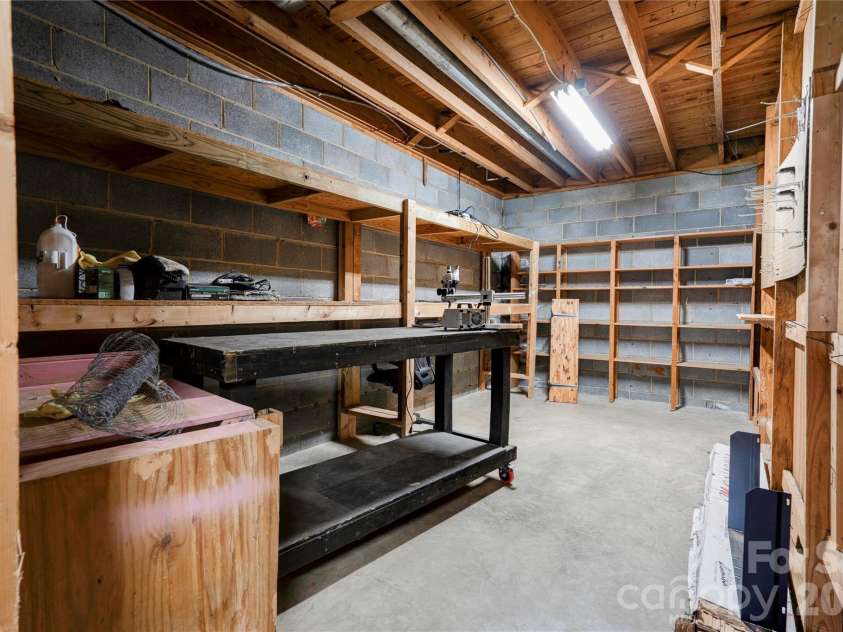 1803 David Drive, Shelby, NC 28150.  MLS# CAR4356185, YatesRealty ID 4616. Basement- Workshop