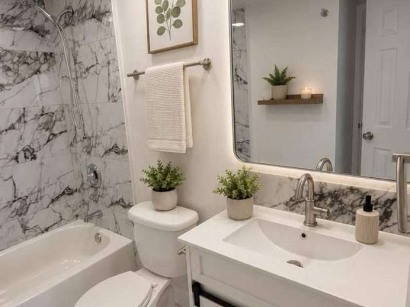 7107 Stonington Lane, Charlotte, NC 28227.  MLS# CAR4416930, YatesRealty ID 46171. Full bathroom