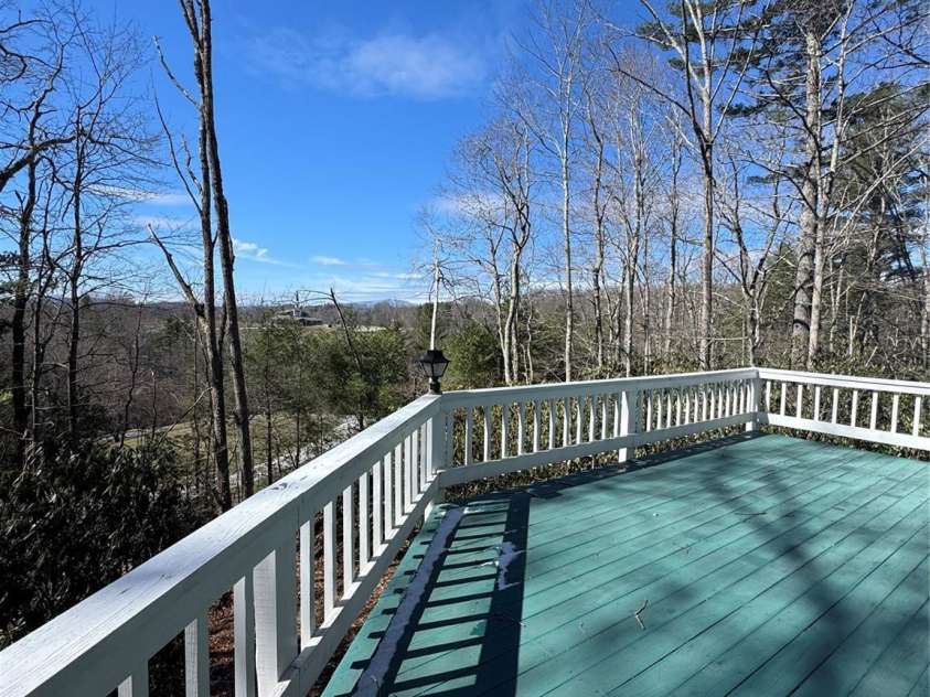 365 Trout Brook Loop, Newland, NC 28657.  MLS# CAR4359002, YatesRealty ID 4619. Back Deck