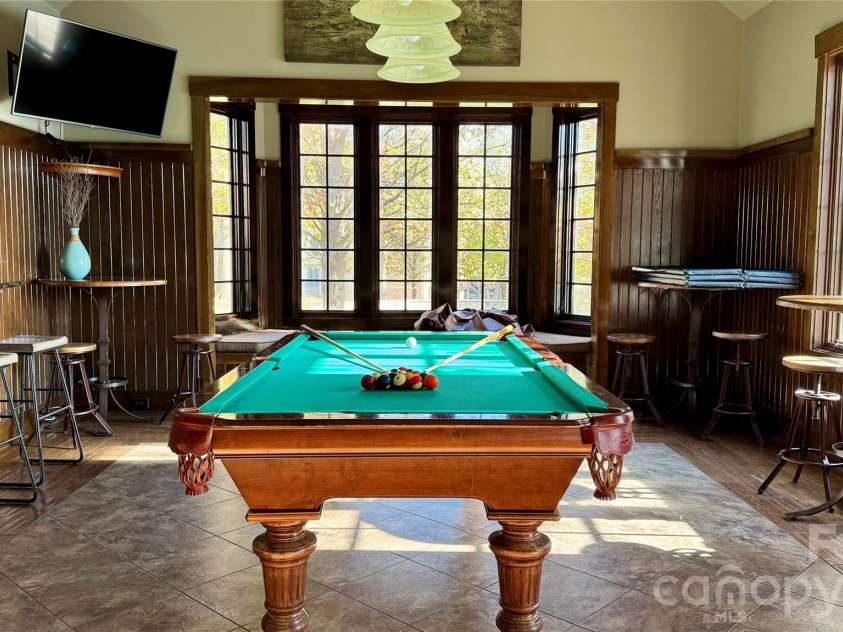 2246 Donnington Lane, Concord, NC 28027.  MLS# CAR4415770, YatesRealty ID 46197. Club House Pool table