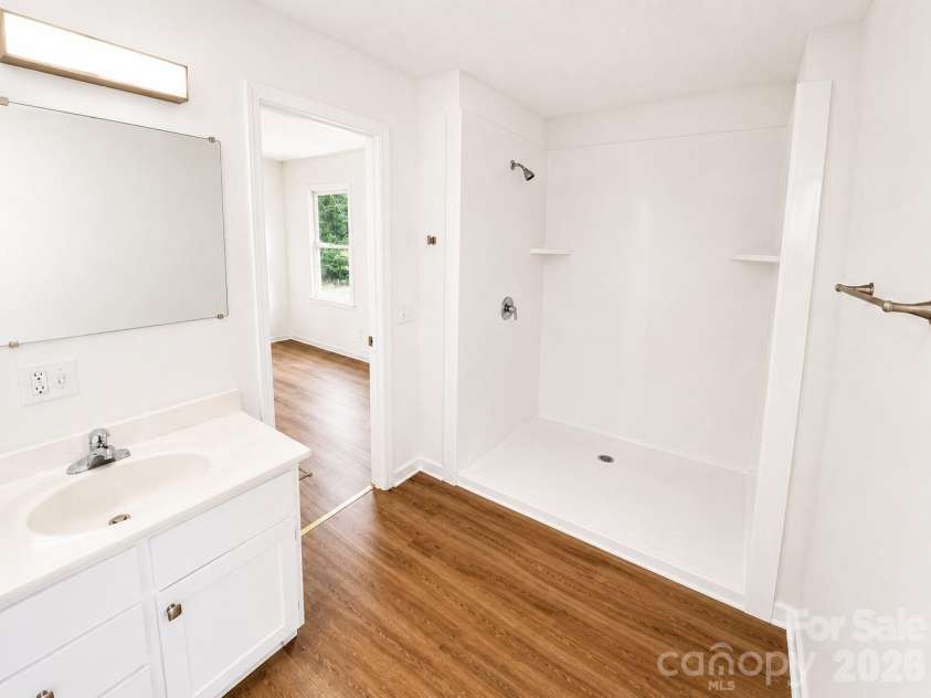 505 Addor Road, Pinebluff, NC 28373.  MLS# CAR4415997, YatesRealty ID 46198. Primary bath w/ walk-in XL shower