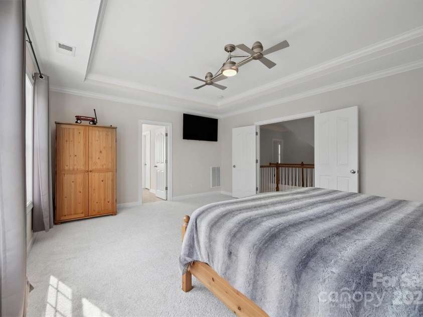 10418 Goosefoot Court, Concord, NC 28027.  MLS# CAR4283237, YatesRealty ID 4620. Primary Bedroom