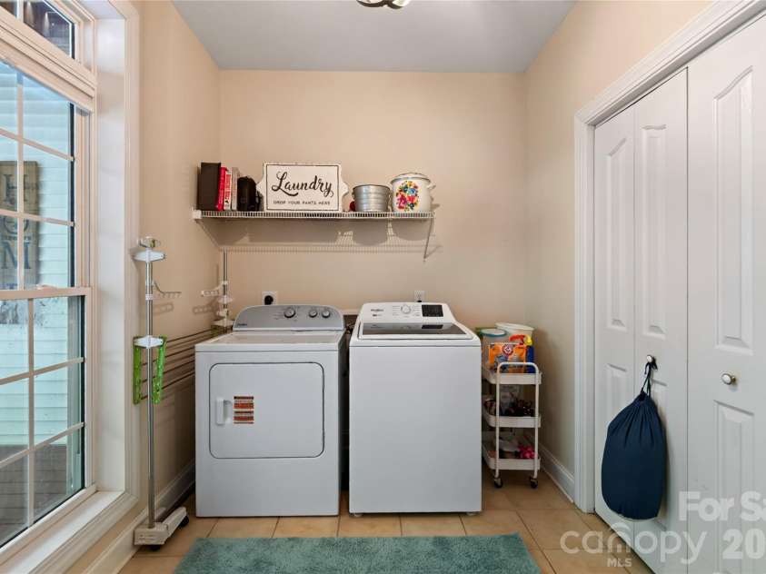 719 April Park, Waynesville, NC 28786.  MLS# CAR4414470, YatesRealty ID 46204. Laundry Area