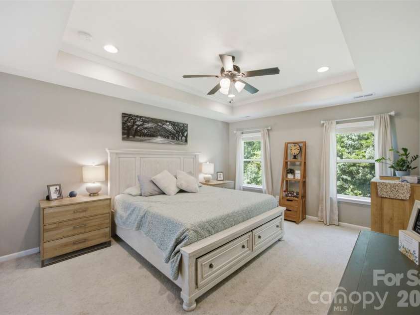 1335 Soothing Court, Concord, NC 28027.  MLS# CAR4414571, YatesRealty ID 46205. Primary bedroom