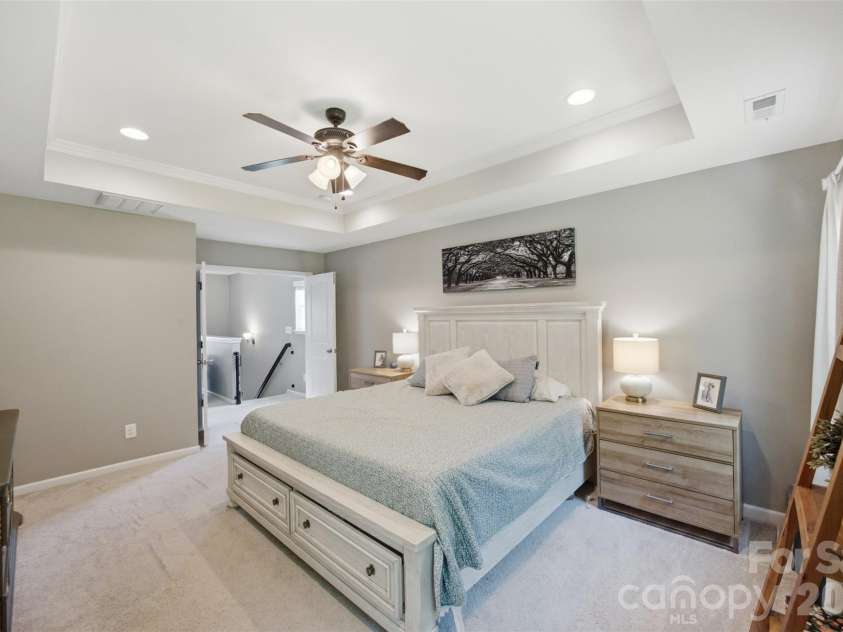 1335 Soothing Court, Concord, NC 28027.  MLS# CAR4414571, YatesRealty ID 46205. Primary bedroom