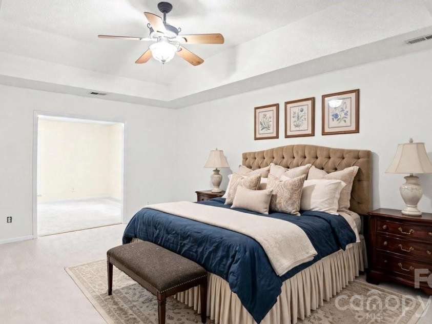 235 Withershinn Drive, Charlotte, NC 28262.  MLS# CAR4414548, YatesRealty ID 46207. Primary with trey ceiling