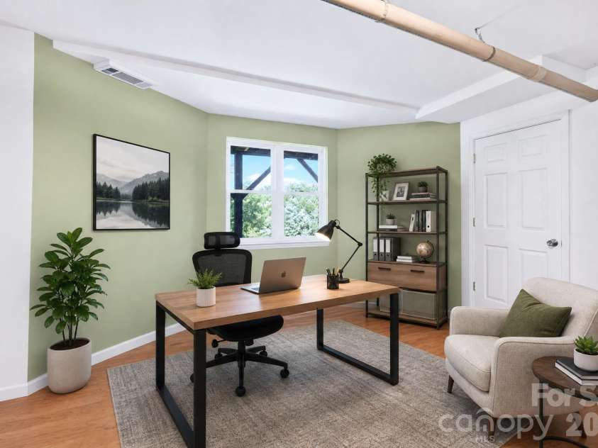 92 Lindon Cove Road, Candler, NC 28715.  MLS# CAR4415627, YatesRealty ID 46224. Basement Finished Room: Virtually Staged