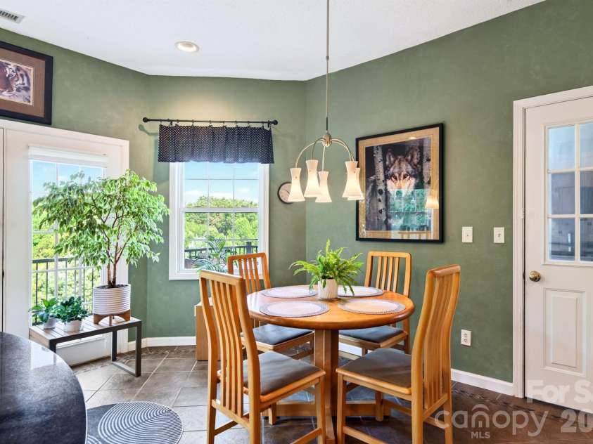 92 Lindon Cove Road, Candler, NC 28715.  MLS# CAR4415627, YatesRealty ID 46224. Dining Area with Mountain Views